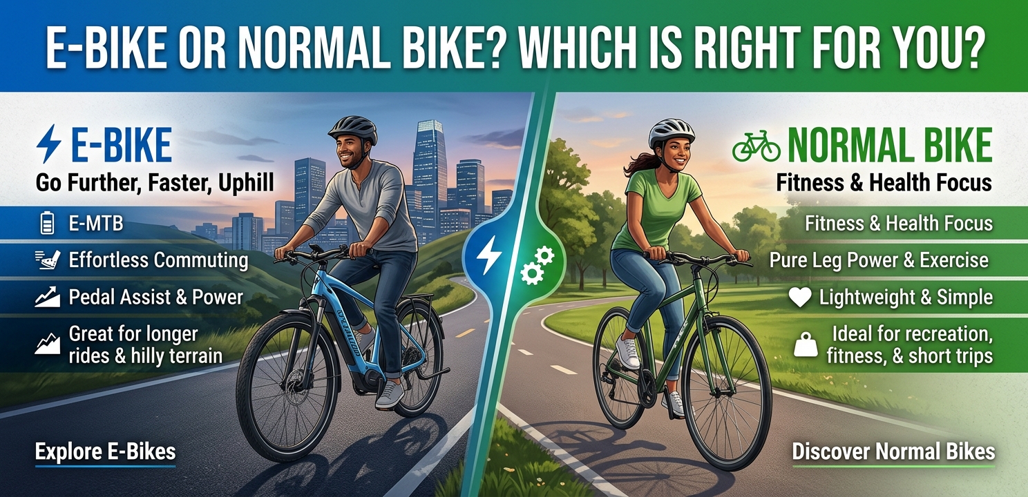 E-Bike vs. Regular Bike: Which One Is Right for You?